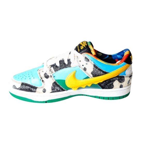 COPY NIKE Ben & Jerry's x Dunk Low SB 'Chunky Dunky' Sneakers Size 7 - Picture 7 of 11